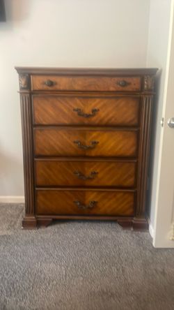 Vintage Wood Chest of Drawers