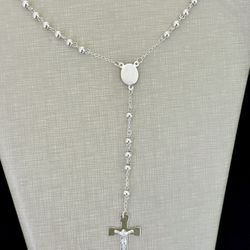New 30” Stainless Steel Rosary-Firm Price