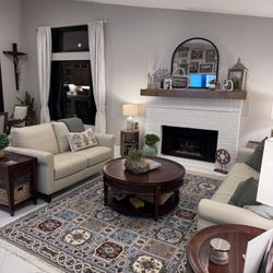 Genuine Leather Sofa & Loveseat 