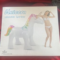 Giant Unicorn Sprinkler