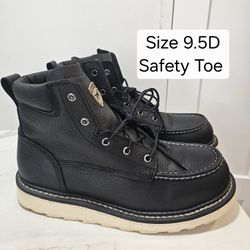 Red Wings Irish Setter Safety Toe Work Boots Size 9.5 