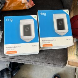 Ring Spotlight Cam Plus Battery – Brand New, Sealed