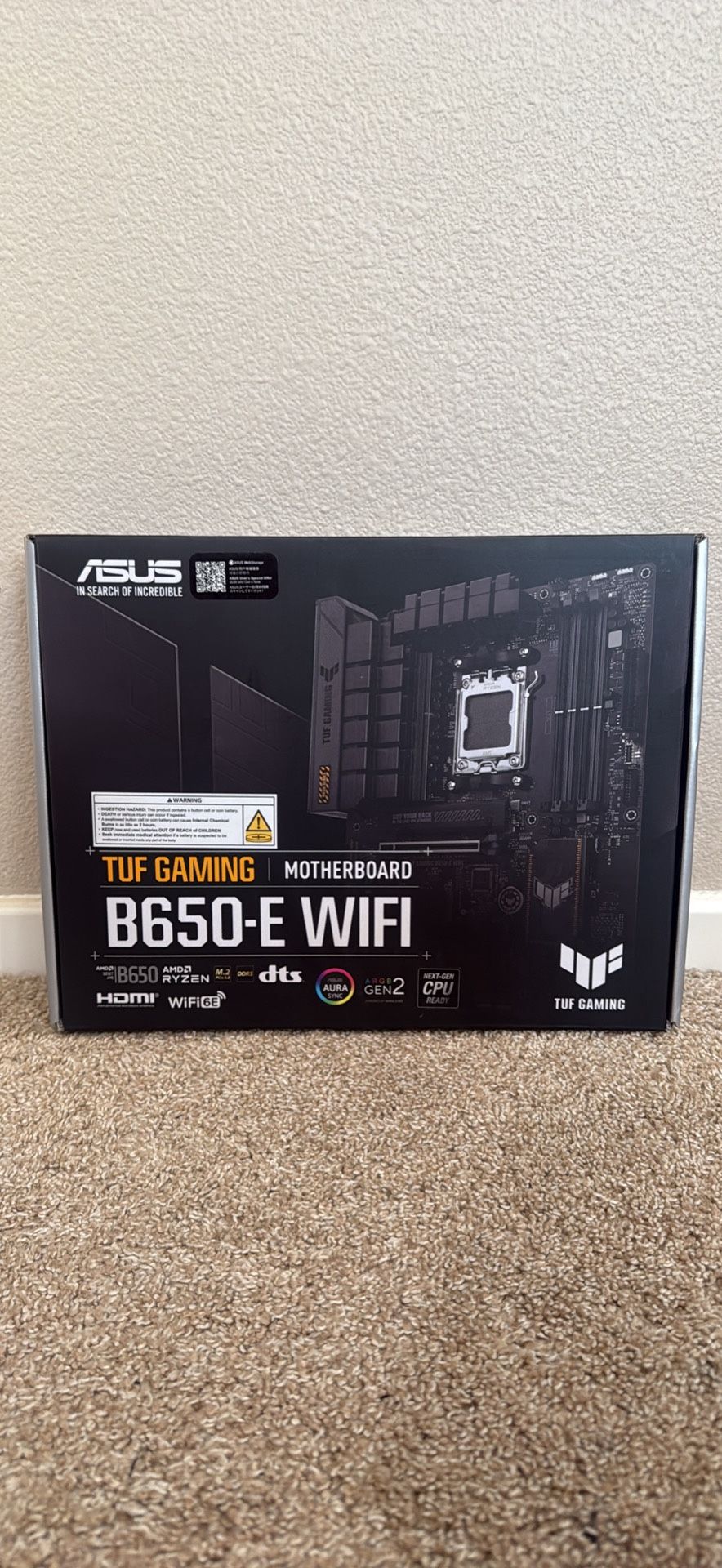 TUF GAMING MOTHERBOARD B650-E WIFI NEW