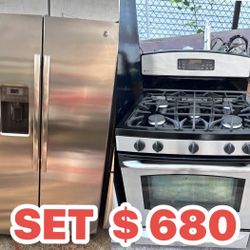 SET DE REFRIGERADOR Y ESTUFA EN BUENAS CON DICIONES CON 30 DÍAS DE GARANTÍA 