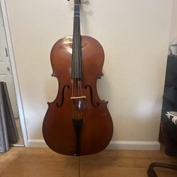 🎻 Student Cello (4/4) – Ready to Play! Restored Scherl & Roth w/ Case & Bow