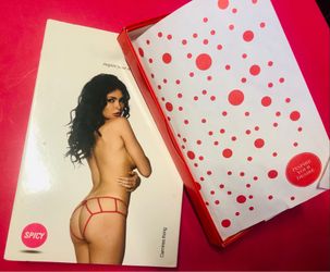 Vivid red sensual thong lingerie women’s panties hot accessories couple wife husband surprise gift✨