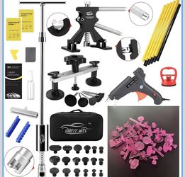 Car Dent Puller Kit, Paintless Dent Remover Tool with High Viscosity X(460)