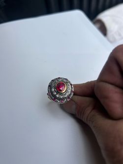 Ruby Ring Antique Edwardian jewelry