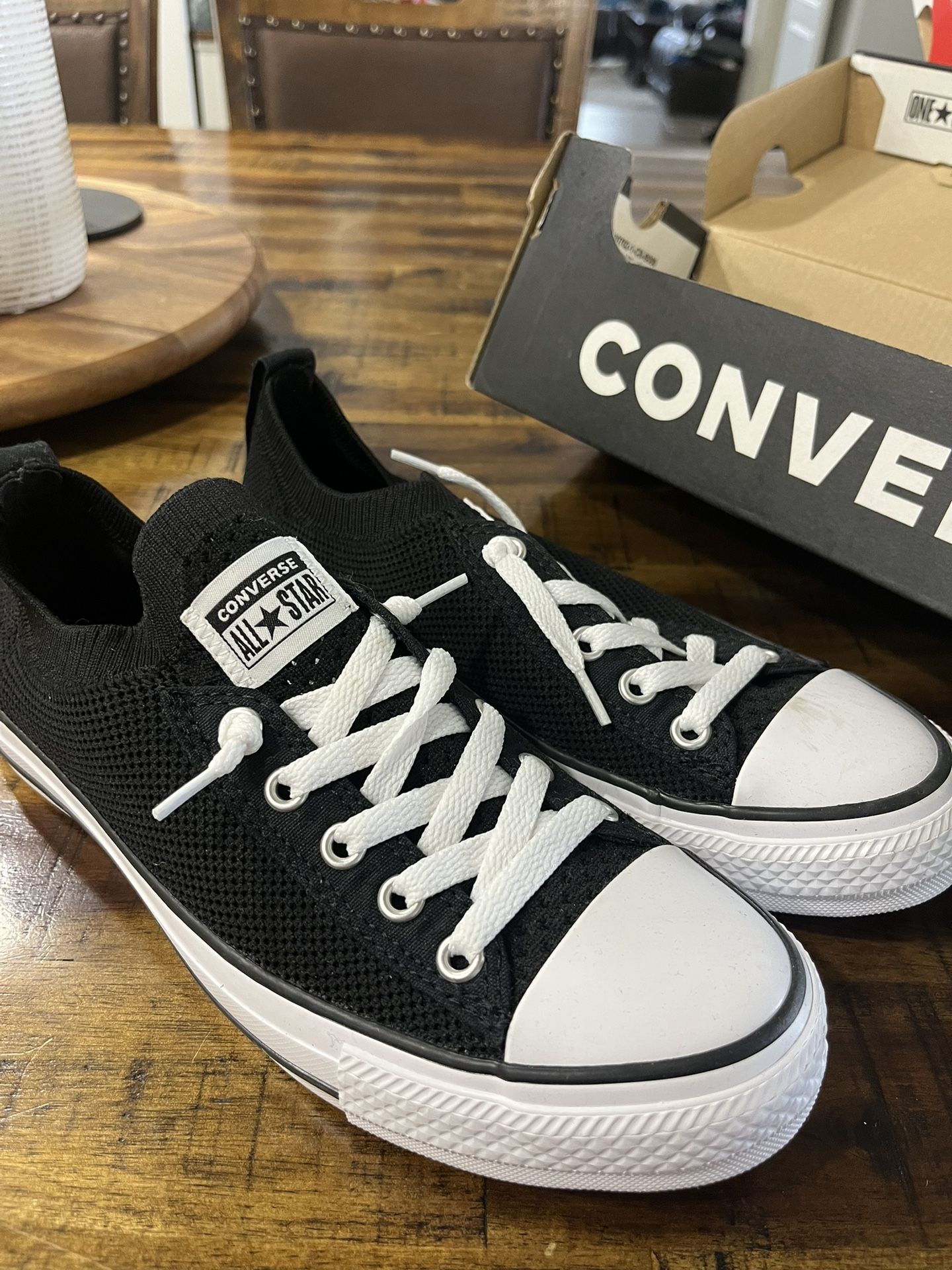 CONVERSE CHUCK TAYLOR ALL STAR EASY-ON KNIT JUNIOR GIRLS' (4-7) ATHLETIC SHOE IN STOCK