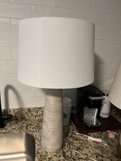 Brand new table lamps and shades