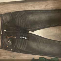 Purple Jeans, Size 30, Wearing Twice