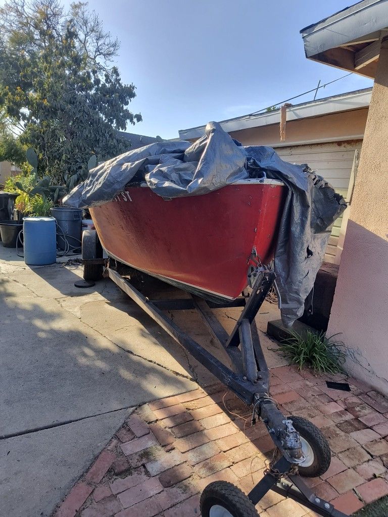 Boat Trailer & Engine