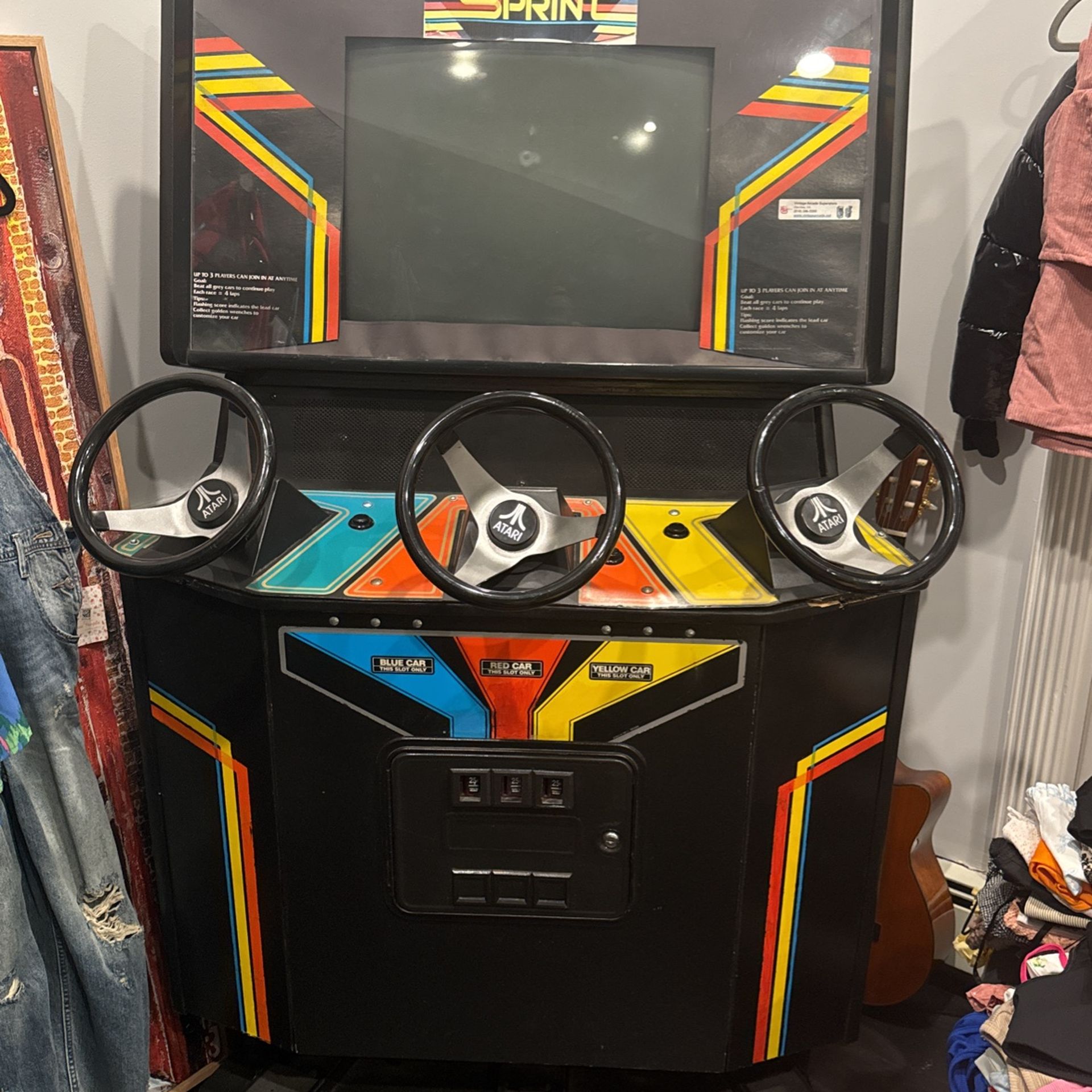 Super Sprint Arcade Full Size Game