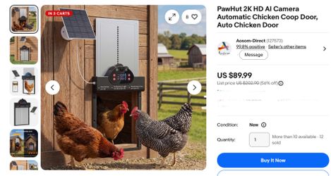 Neely Chicken Coop Door WiFi
