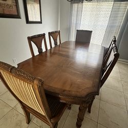 Dining Table With 6 Chairs 
