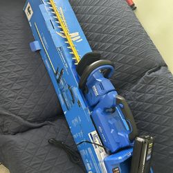 Motosierra Para Cortar Arbustos Trae Su Batería Y Su Cargardor Está Nueva
