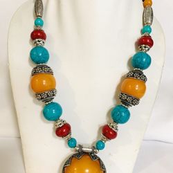Handmade Himalayan Jewelry Necklace 