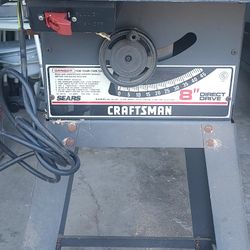 Craftman Table saw. Old 