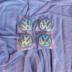 Volkswagen Wheel Caps, 2".