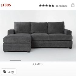 Living Spaces sofa With Delivery 