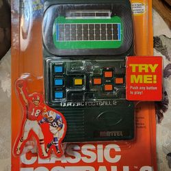 NIB Mattel Classic Football 2 