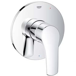 GROHE Eurosmart Single Handle Pressure Balance Valve Trim 1(contact info removed) with Cartridge | Starlight Chrome