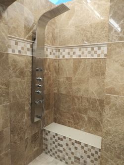 I. Make showers. Bathroom