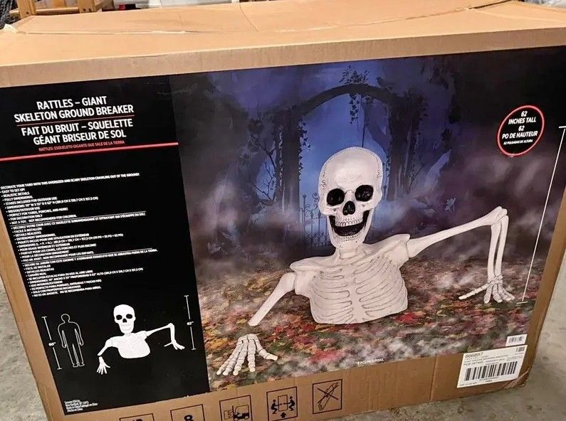 Rattles Ground Breaker Skeleton Party City