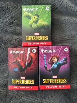 Magic: The Gathering Marvel Super Heroes Welcome Decks