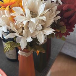 Fake Flowers With Vase