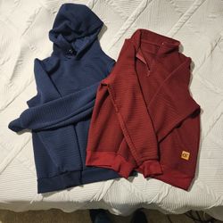 2 Pieve Hoodie Bundle Navy And Maroon
