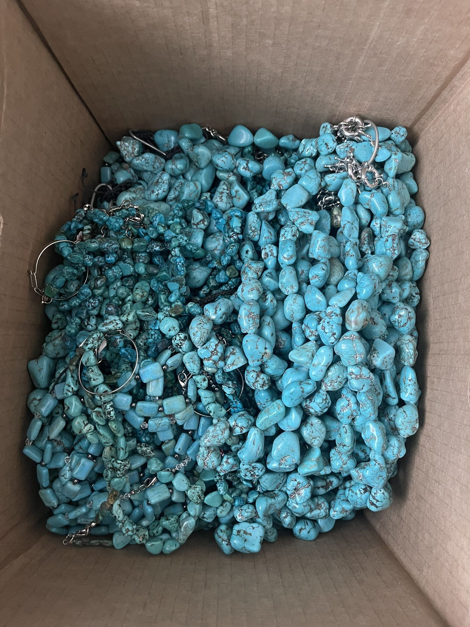 Natural Chinese Turquoise – Massive Multi-Strand Lot (Not Dyed / Not Stabilized)