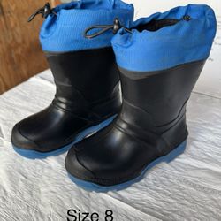 Rain Boots Size 8 Youth