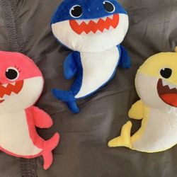Baby Shark Plush Singing LED Light Plush Toys Music Doll English Song Toy Gift (each $15)