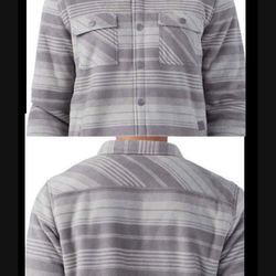 Men’s Plush Lining Shirt Jacket Flannel Print Size:XL $30 Each 