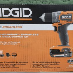 Ridgid Subcompact Drill/Driver Kit