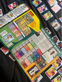 Panini 2026 World Cup sticker book half way completed