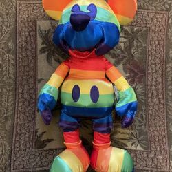 Disney Mickey Mouse Rainbow Plush