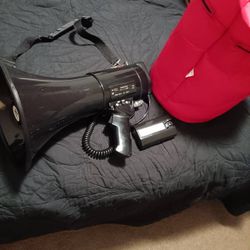 Megaphone And Bag