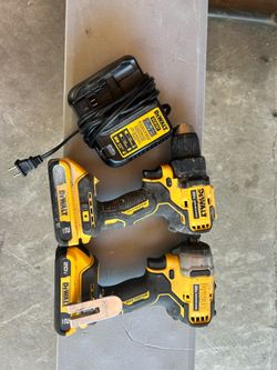Dewalt drill & impact / taladro & impacto brushless