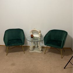 Two Chairs And Coffee Table