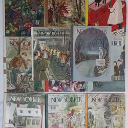 The New Yorker Magazine Lot Of 10 From 1(contact info removed)