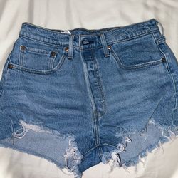 501 Denim Levi Shorts