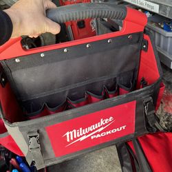 Milwaukee Tote Tool Bag Red