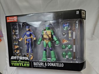 DC TMNT Batgirl & Donatello Action Figures 2-Pack