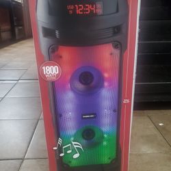 Soundlogic XT Party Giant 1800 Watt Bluetooth Speaker With Microphone 