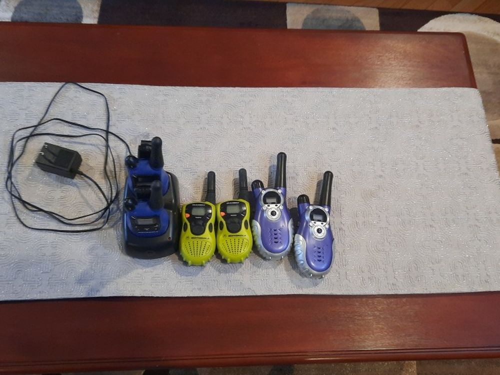 3 Sets Of 2 Way Radios All In Working Condition. For Sale Or Trade