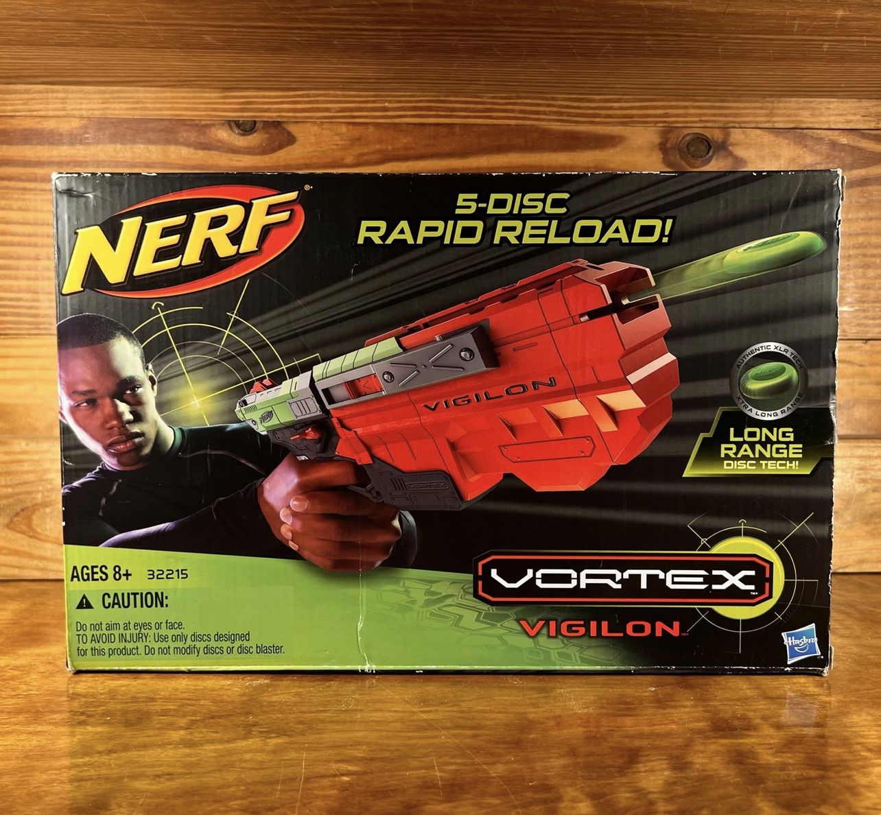 Hasbro NERF Vortex Vigilon 5-Disc Rapid Reload Nerf Gun