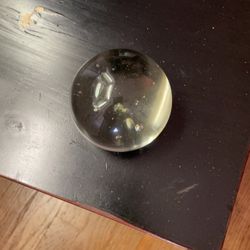 Vintage Glass Sphere W A Few Bubbles 