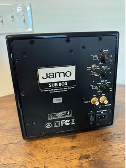 Jamo SUB 800 powered subwoofer and speakers